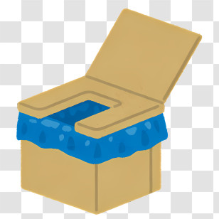 Life - Portable Toilet Box Transparent PNG