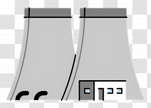 Nuclear Plant - Cooling Towers Of A Power Plant Transparent PNG