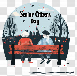Senior Citizens Day - Senior Citizens Day Celebration Transparent PNG