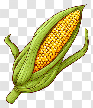 Corn - Corn On The Cob Illustration Transparent PNG