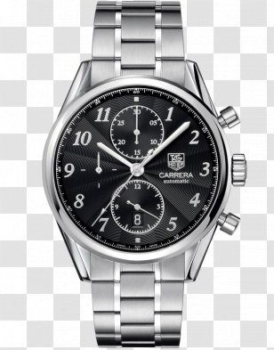TAG Heuer Carrera Calibre 16 Day-Date Baselworld Chronograph Watch - Strap Transparent PNG