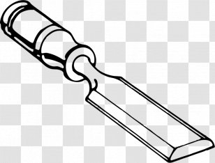 Chisel Drawing Line Art Clip - Hardware Accessory - Sculpture Transparent PNG