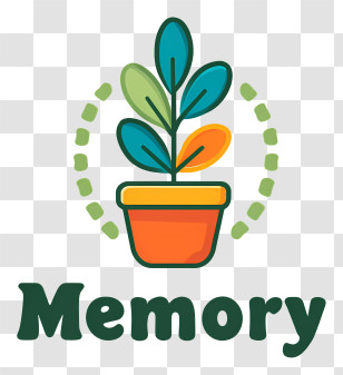 Memory Logo - Memory Plant Logo Icon Transparent PNG
