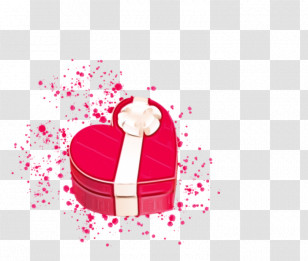 Red Pink Heart Love Transparent PNG