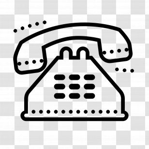 Telephone Call - Monochrome - Iphone Transparent PNG