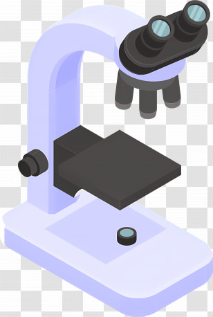 Microscope - Modern Digital Microscope Illustration Transparent PNG