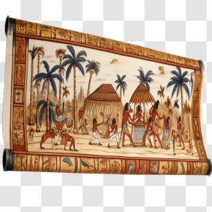 Egypt Scroll
 - Ancient Egyptian Scroll Illustration Transparent PNG