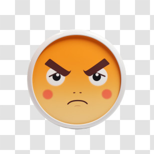 Face Emoji
 - Angry Facial Expression Emoji Art Transparent PNG