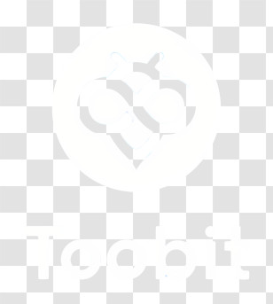 Toobit - Logo Design With Abstract Symbol Transparent PNG