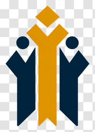 Teamwork Logo - People Ribbon Logo Transparent PNG