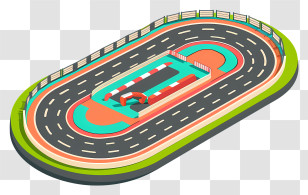 Race Track - Miniature Race Track Transparent PNG