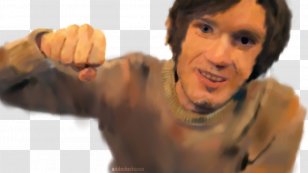 Brofist YouTube Drawing Poster Fan Art - Pewdiepie - Youtube Transparent PNG