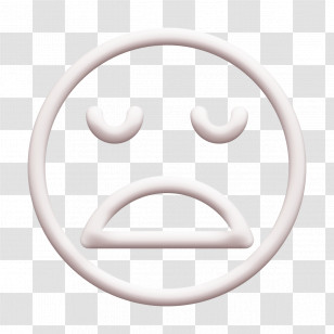 Sad Icon Smiley And People Icon Transparent PNG
