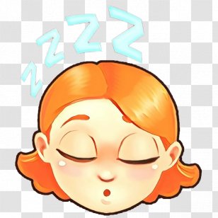 Orange - Forehead Chin Transparent PNG
