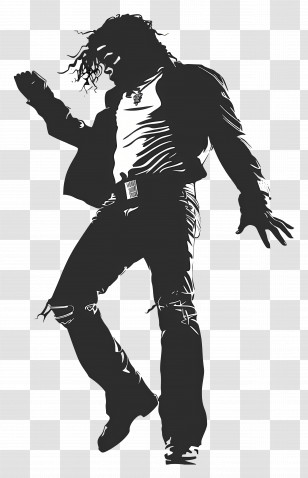 Michael Jackson Silhouette - Dancing Silhouette Illustration Transparent PNG