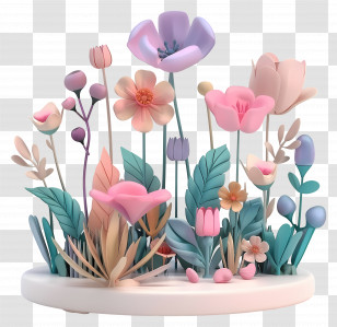 Flower Arrangement - Colorful Flower Arrangement Transparent PNG