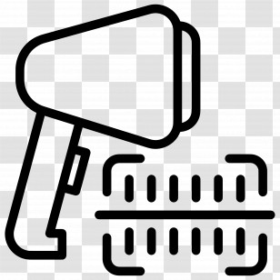 Barcode Reader - Minimalist Barcode Scanner Icon In Black And White Transparent PNG