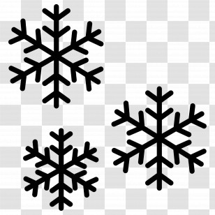 Snowflake - Set Of Multiple Snowflake Icons Transparent PNG