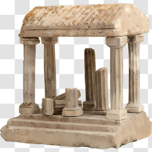 Ancient Greek - Ancient Stone Ruins Replica Transparent PNG