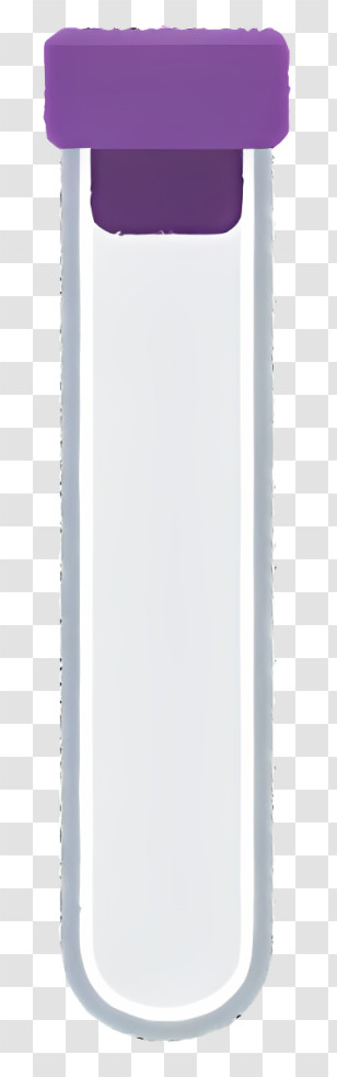 Medical - Purple-Lid Test Tube Illustration Transparent PNG