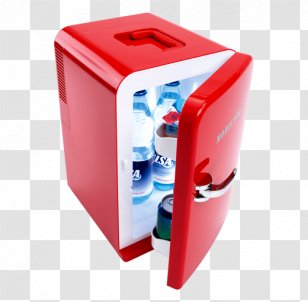 Refrigerator Minibar Refrigeration Cooler 230 Volt-stik - Red - Mini Fridge Transparent PNG