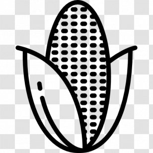 Cross-stitch Embroidery - Black And White - Corn Kernel Icon Transparent PNG