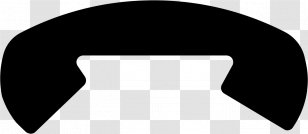 Telephone Mobile Phones Handset Telecommunication - Black - And White Transparent PNG