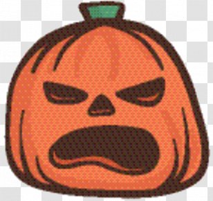 Cartoon Pumpkin - Plant Smile Transparent PNG