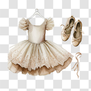 Ballet Shoes
 - Ballet Dress And Shoes Transparent PNG