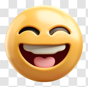 Laughing Emoji - Laughing Emoji With Tongue Out Transparent PNG