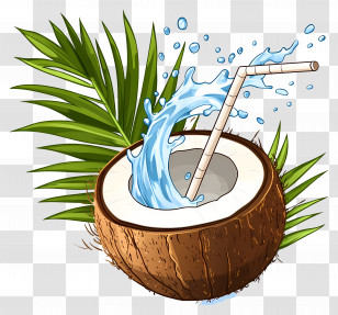 Coconut Water - Refreshing Coconut Drink Transparent PNG