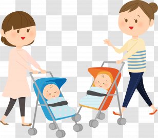 Babakocsi Mother Infant Illustration Father - Child - Mothers Transparent PNG