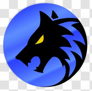 Gray Wolf Logo Emblem Clip Art - Symbol - BLUE WOLF Transparent PNG