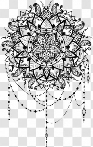 black mandala tattoo 10856493 PNG