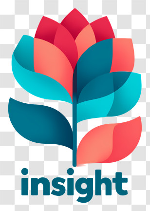 Insight Logo - Insight Colorful Floral Logo Transparent PNG