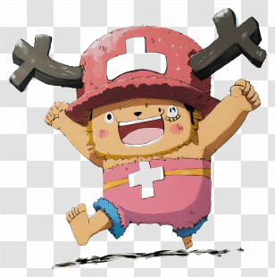 Chopper - Joyful Cartoon Reindeer Transparent PNG