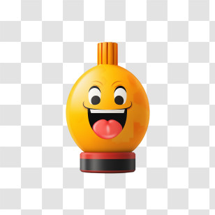 Bomb - Smiling Gas Cylinder Transparent PNG