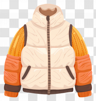 Winter Coat - Warm Puffer Jacket Transparent PNG