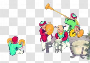 Gong Download Illustration - Human Behavior - Painting Children Transparent PNG