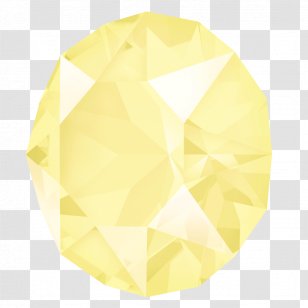 Gemstone Crystal - Yellow - Powder Explosion Transparent PNG