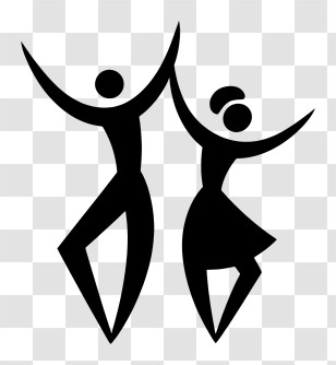 Dancing Logo - Dancing Silhouettes Transparent PNG