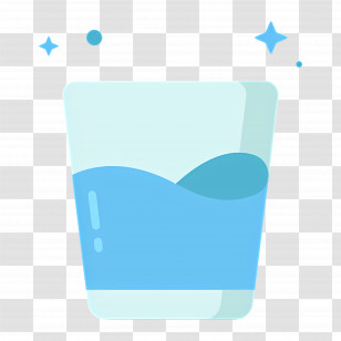 Water Glass - Refreshing Glass Of Water Transparent PNG