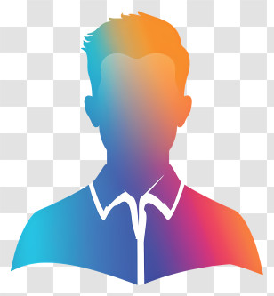 Employee Appreciation Day - Colorful Silhouette Of Man Transparent PNG