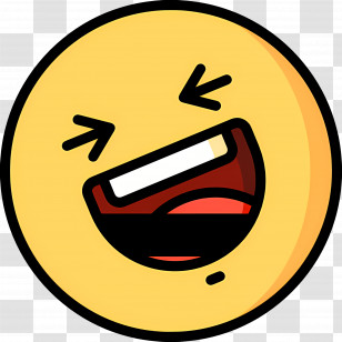 Laugh Emoji - Laughing Emoji With Open Mouth Transparent PNG
