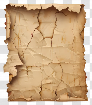 Old Torn Paper - Vintage Old Paper Scroll Transparent PNG