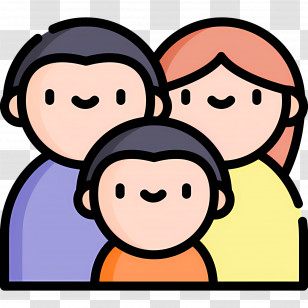Family - Cartoon Family Illustration Transparent PNG