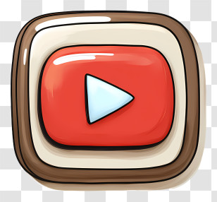 Youtube Logo - Red Play Button Icon Transparent PNG