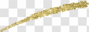 Glitter Ribbon - Title Bar - Sequin Element,Gold Material Transparent PNG