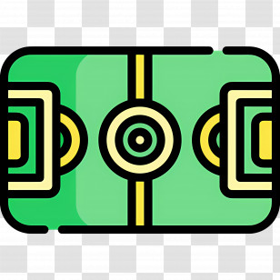 Football Pitch - Soccer Field Layout Transparent PNG