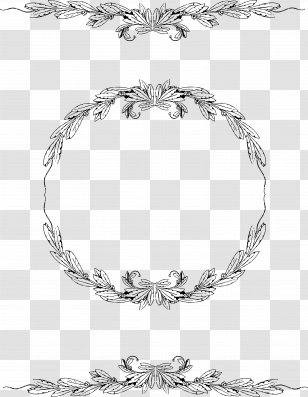 Vintage Clothing Picture Frames Clip Art - Body Jewelry - Circular Border Transparent PNG